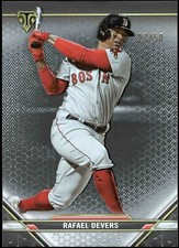 2021 Topps Triple Threads RAFAEL DEVERS #66 Red Sox 21 ONYX Black Numbered 27/50