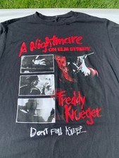 NEW No Tags Large Nightmare on Elm Street Freddy Krueger Don't Fall Asleep Shirt