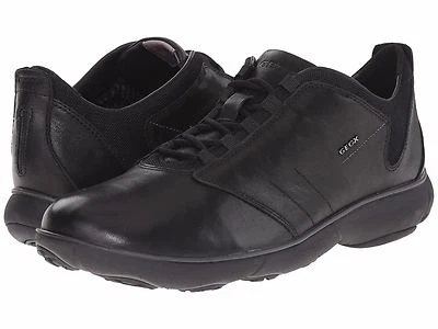 Geox U Nebula 11 Black Leather Comfortable Breathable Walking Shoe