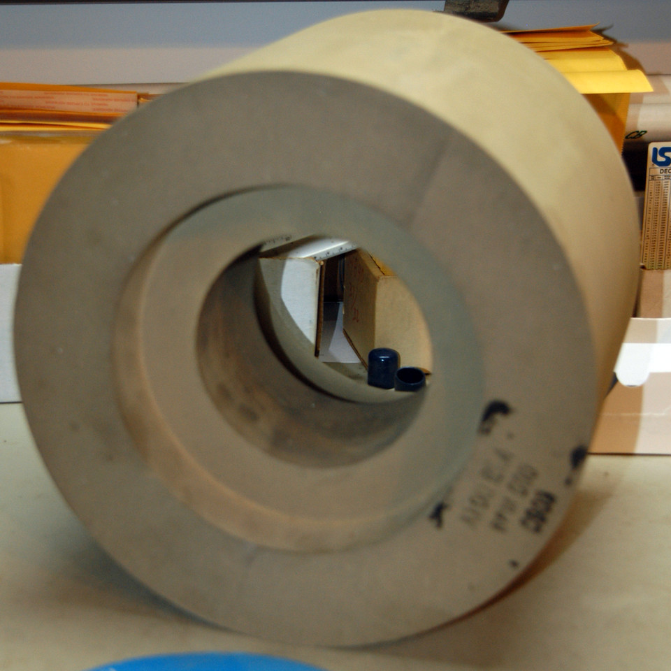 CENTERLESS REGULATING WHEEL 12 INCH X 10 WIDE X 5 ALLISON ABRASIVE (S