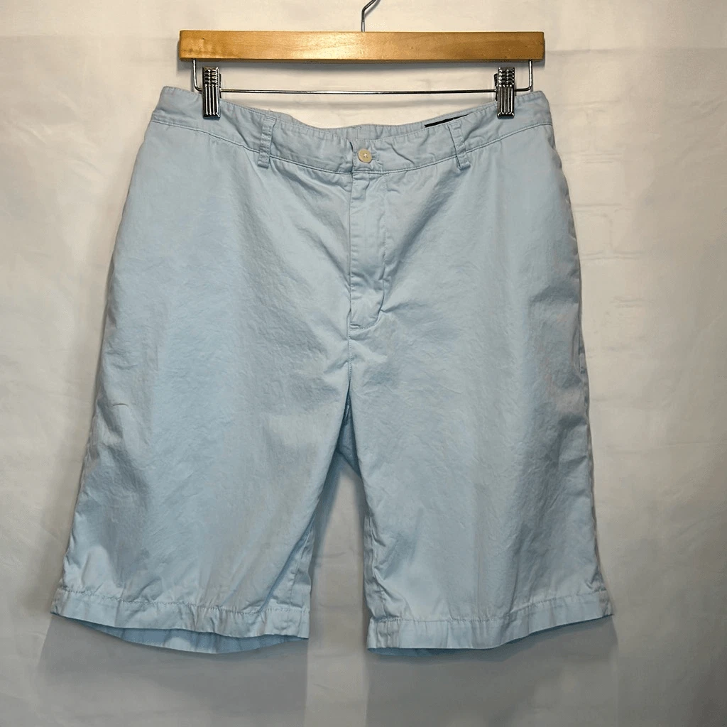 Vineyard vines Mens Baby Blue Club Short Golf Bermuda size 34 Cotton Twill