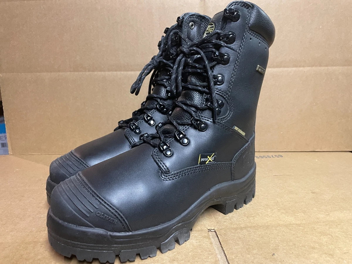 Oliver ATs All Terrain Black Leather Non Metallic Work Boots 45 Series SZ 11 1/2 Oliver 45 Series 8 main image 2