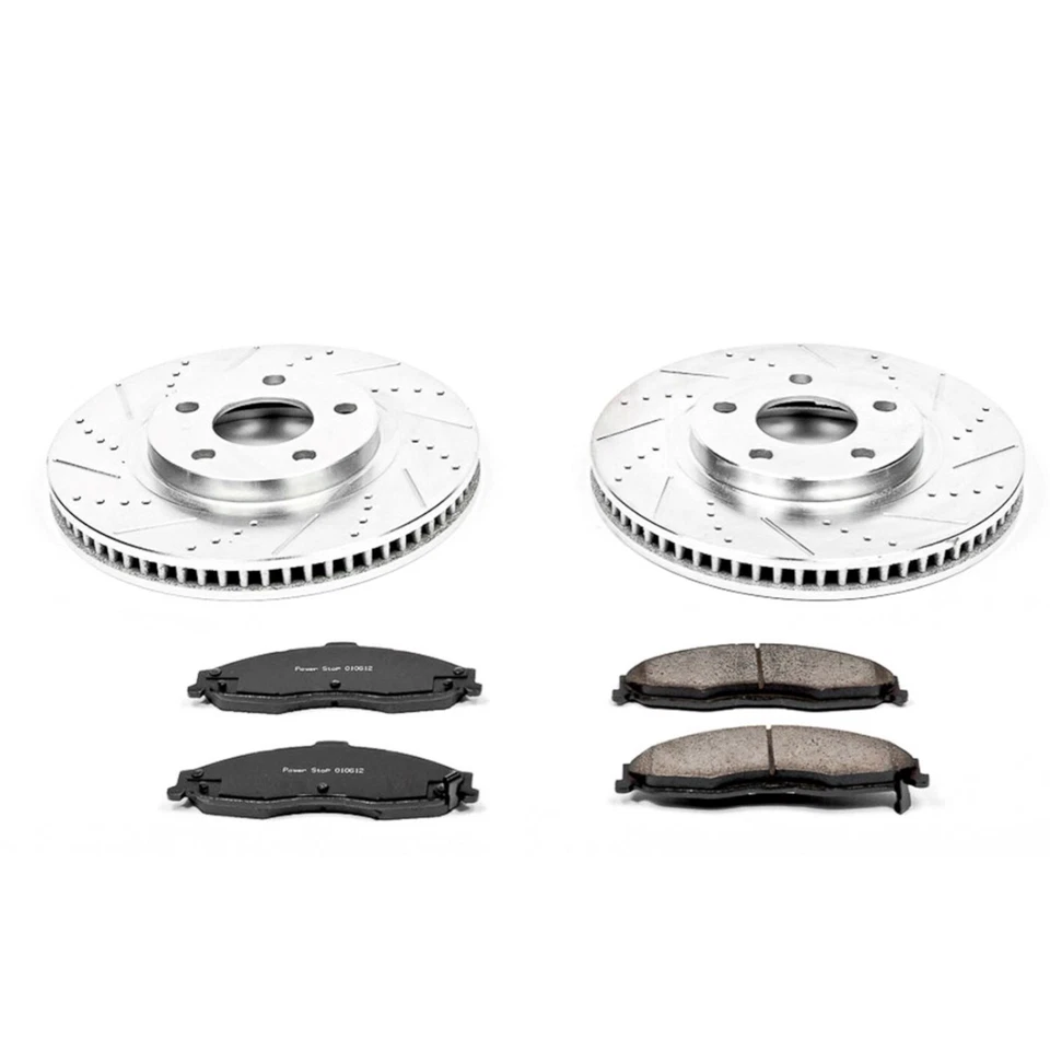 Kit de pastillas y disco de freno delantero Powerstop K1547 para Chevrolet Camaro 1998-2002 Foto 2 de 2