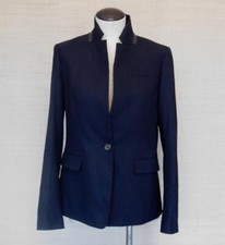 198 J.CREW Wool Regent Blazer 4 P blazer jacket petite b0327 navy gray NEW