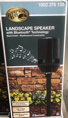 hampton bay bluetooth landscape speaker