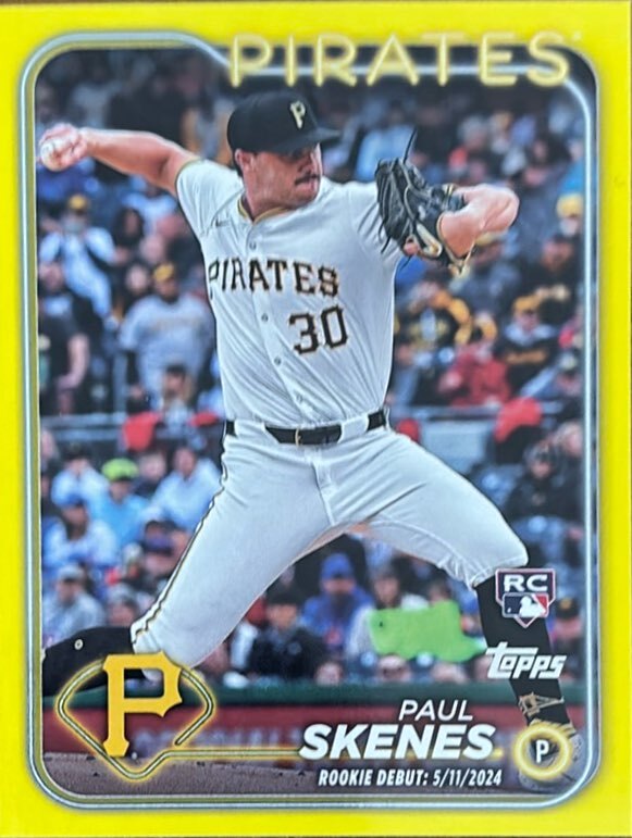 2024 Topps Update #US288 Paul Skenes Yellow