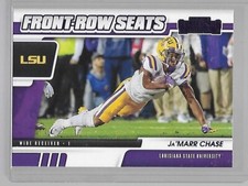 2021 Panini Contenders Draft Picks Front Row Seats Purple #5 Ja'Marr Chase RC