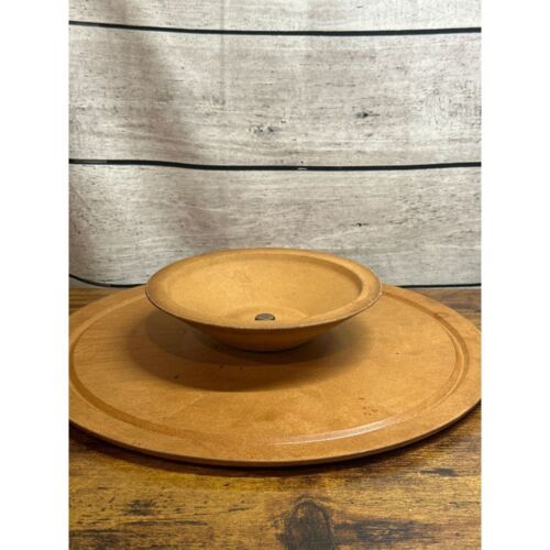 Vintage MCM Wood Lazy Susan Dip - Picture 3 of 3