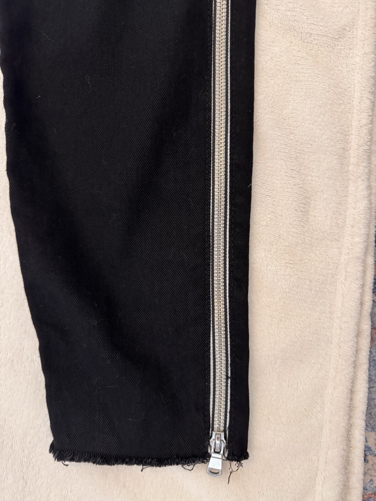 REWASH Brand Black Jeans Juniors Vintage Reunion 11 High Rise Full-Leg Zippers