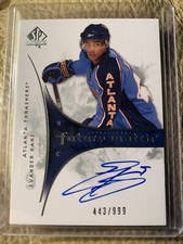2009-10 Evander Kane SP Authentic Future Watch Auto #443/999 Oilers HOT!
