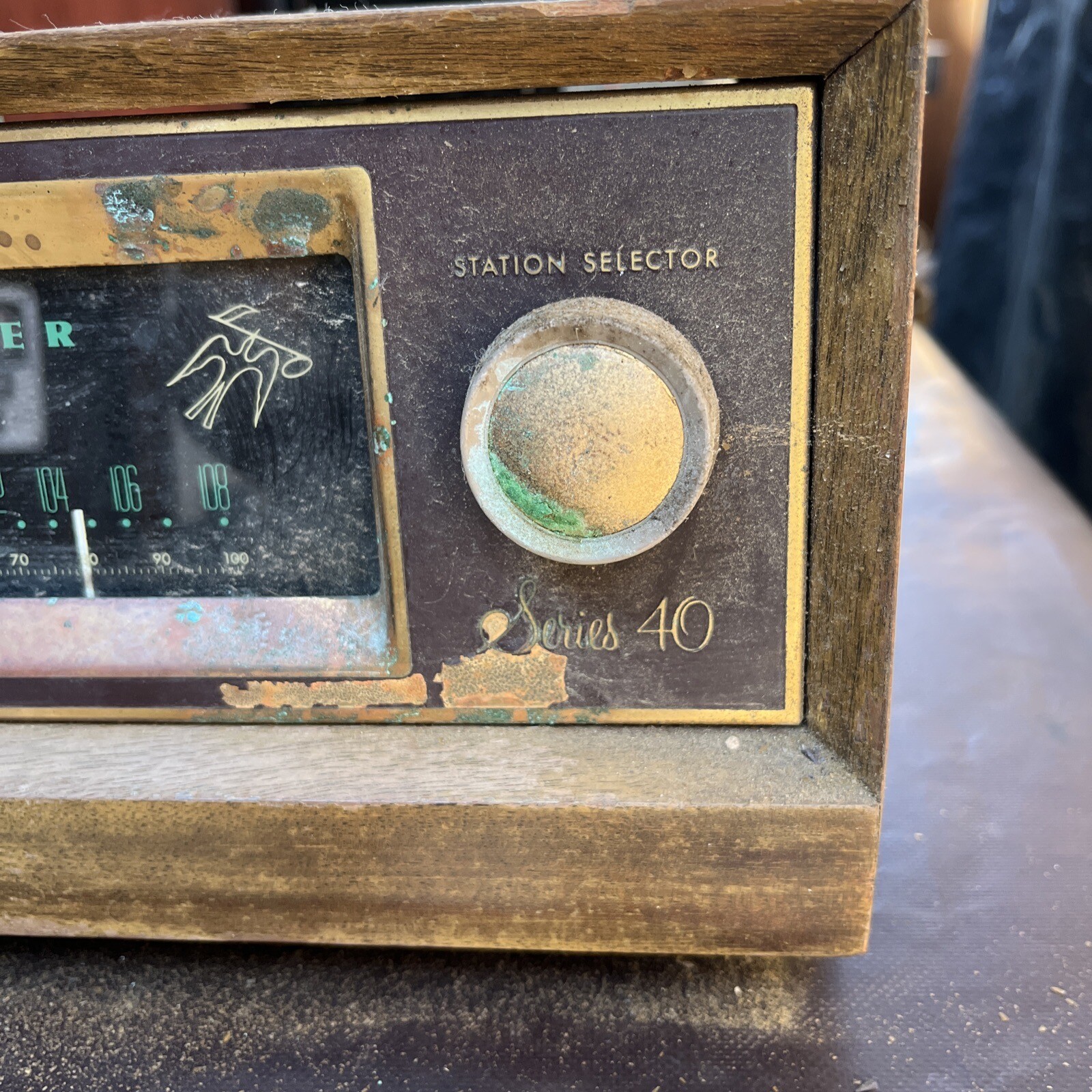 Vintage The Fisher Model 40 Series FM Tube Tuner PreAmplifier eBay