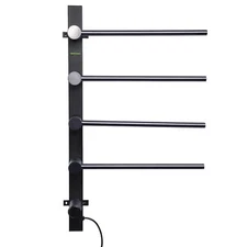 NTUD 3/4-Bar Towel Warmer Rack Wall Mounted Heated Towel Rack For Bathroom New-