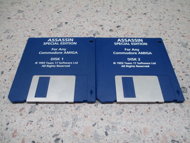 Commodore Amiga Game  ASSASSIN SPECIAL EDITION  No Box or Instructions.