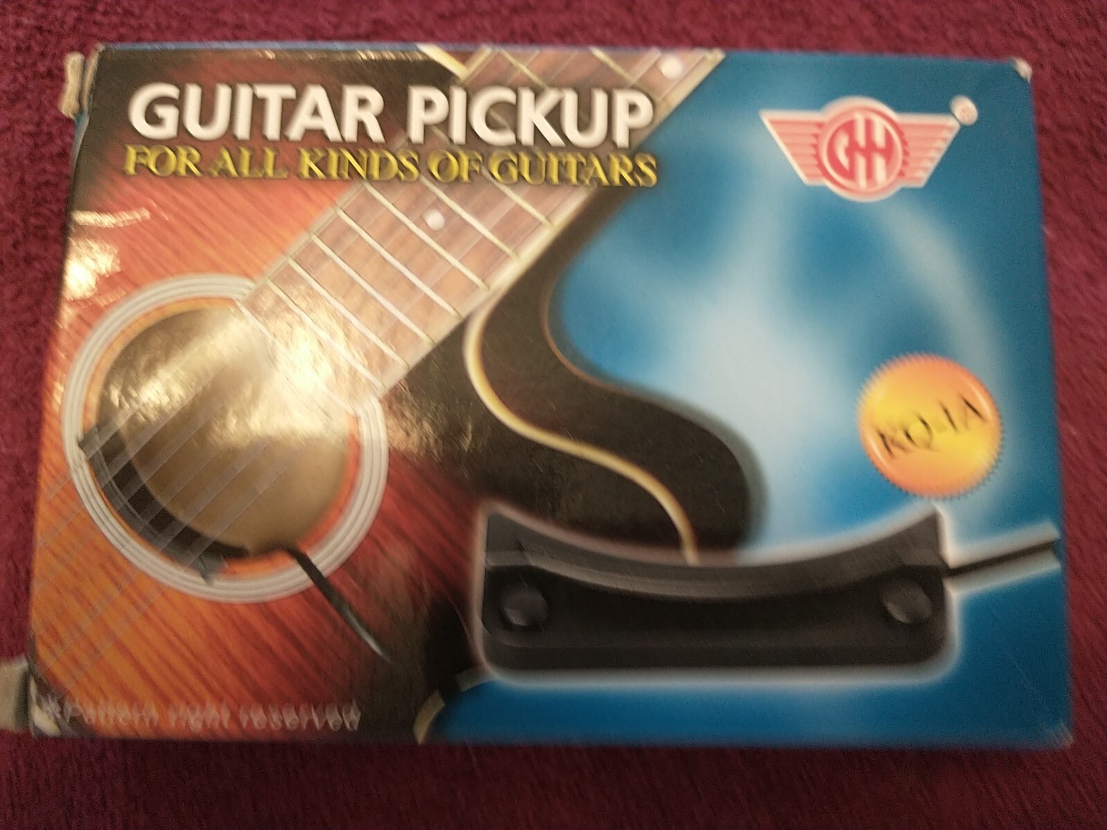 acoustic guitar soundhole pickup. Never Used. 10 Foot Cord. 1/4 Inch