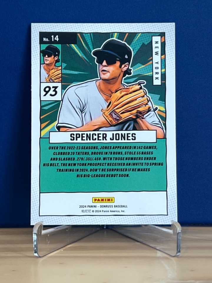 2024 Donruss Diamond Marvels 14 Spencer Jones New York Yankees eBay
