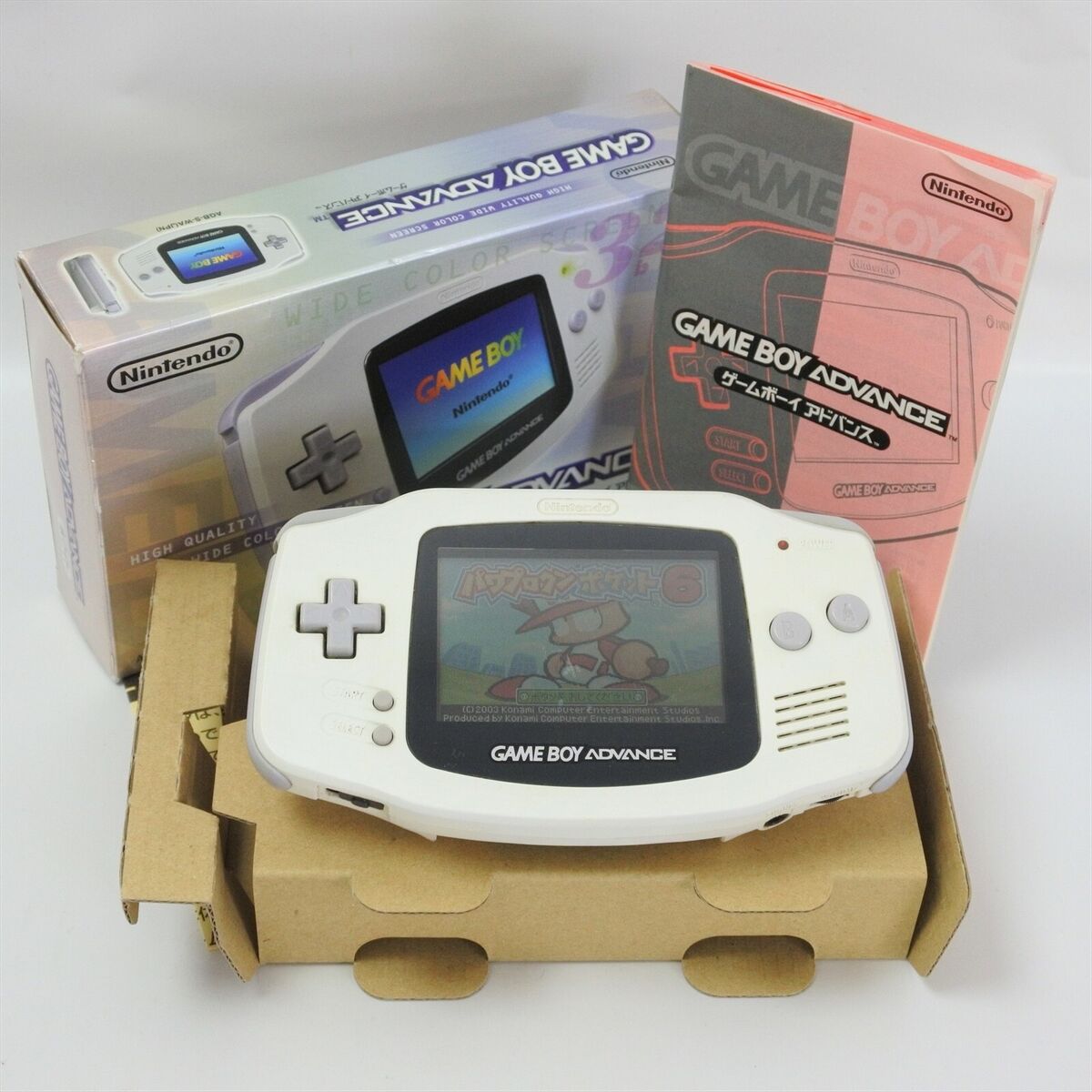 Gameboy Advance Console WHITE AGB-001 Boxed Nintendo Gameboy Advance Console WHITE AGB-001 Boxed Nintendo
