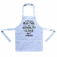 Childs Apron If You Can Read This My Invisibility Cloak Isn't Working Funny