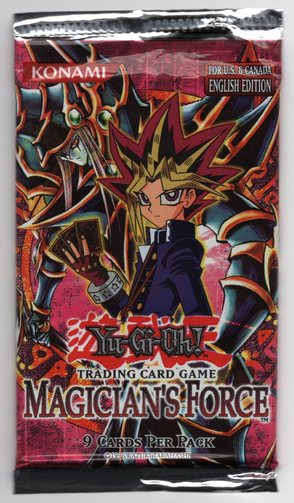 (500811) YUGIOH MAGICIAN'S FORCE UNLIMITED EDITION Sealed BOOSTER PACK