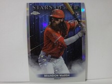 2022 Topps Chrome Stars Of MLB Brandon Marsh #SMLBC-62 Rookie RC Phillies