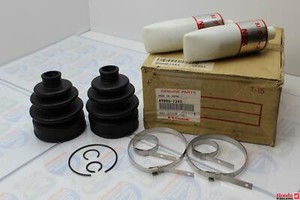 Caltric Front Axle Outer//Inner Cv Boot Kit Compatible with Kawasaki 49006-1342 49006-1343