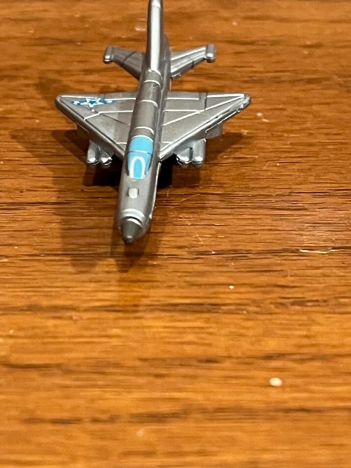 Micro Machines Galoob Mig-21 LGTI Military Airplane Plane 1998 Silver - Image 2 of 4