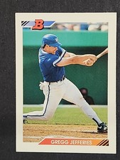 1992 Bowman Baseball #13 Gregg Jeffries