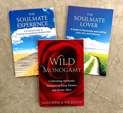3 books: Wild Monogamy, The Soulmate Experience, The Soulmate Lover New & Signed