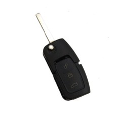 Se adapta a Ford Focus Fiesta C-Max Mondeo Plegable Abatible Control Remoto Llave Carcasa Llavero Estuche 3 Btn