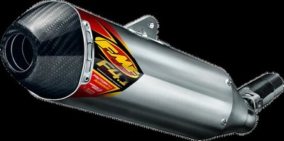 FMF 4.1 RCT Slip On Exhaust Al CF End Cap For KTM 350 XCF-W 12-14