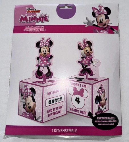 Customizable Minnie Mouse Disney Clubhouse Birthday Party Table Decorating Kit - Picture 2 of 3