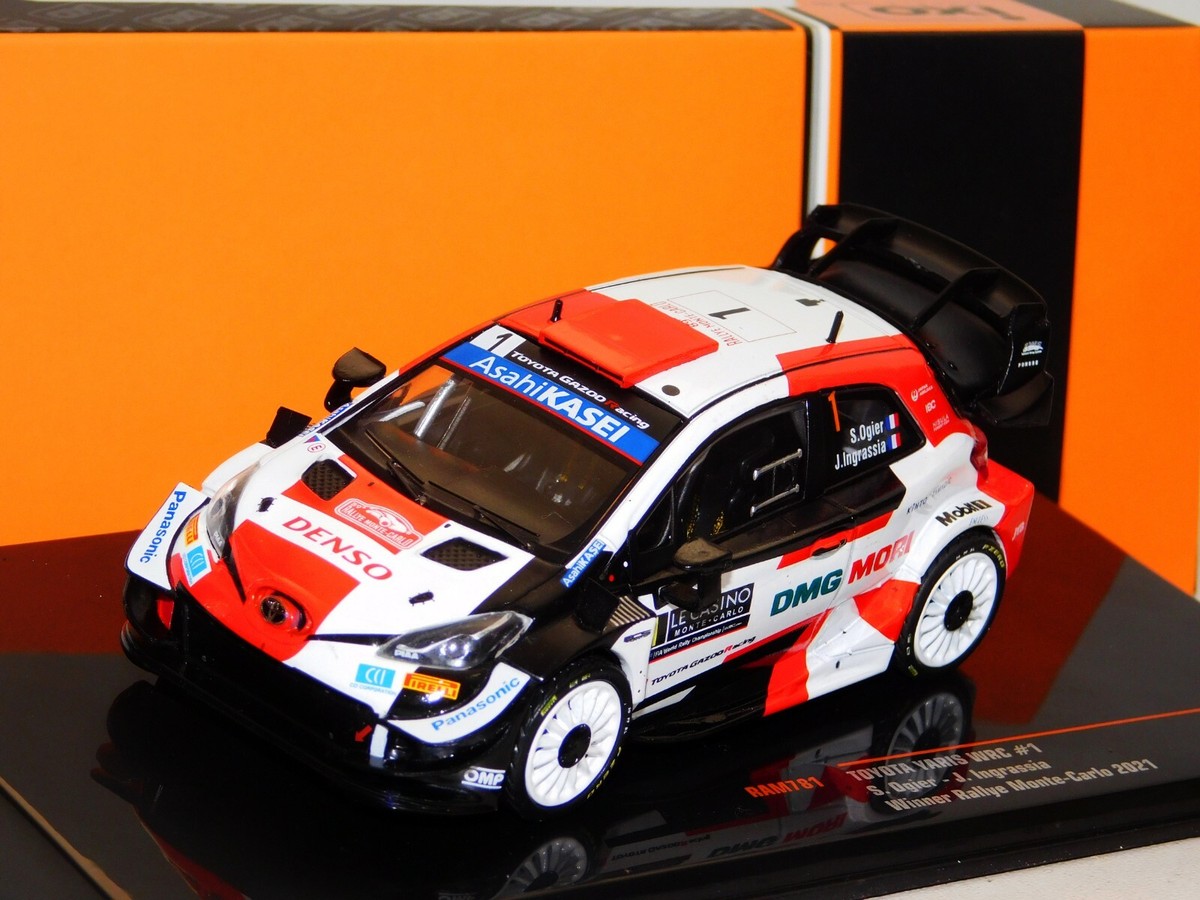 TOYOTA YARIS WRC #1 OGIER WINNER MONTE CARLO RALLY 2021 IXO RAM781