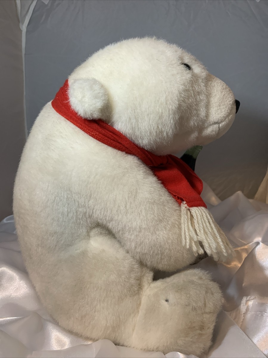Big Coca Cola Plush Polar Bear
