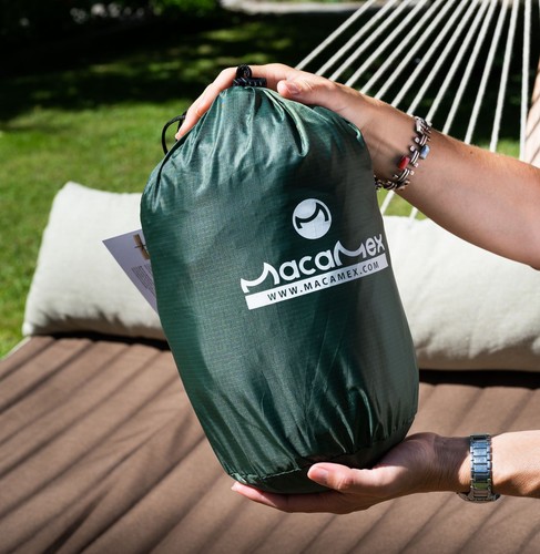 MacaMex Cubierta para Estructura de Hamaca con Hamaca Verde hasta 420 cm /... - Imagen 8 de 8