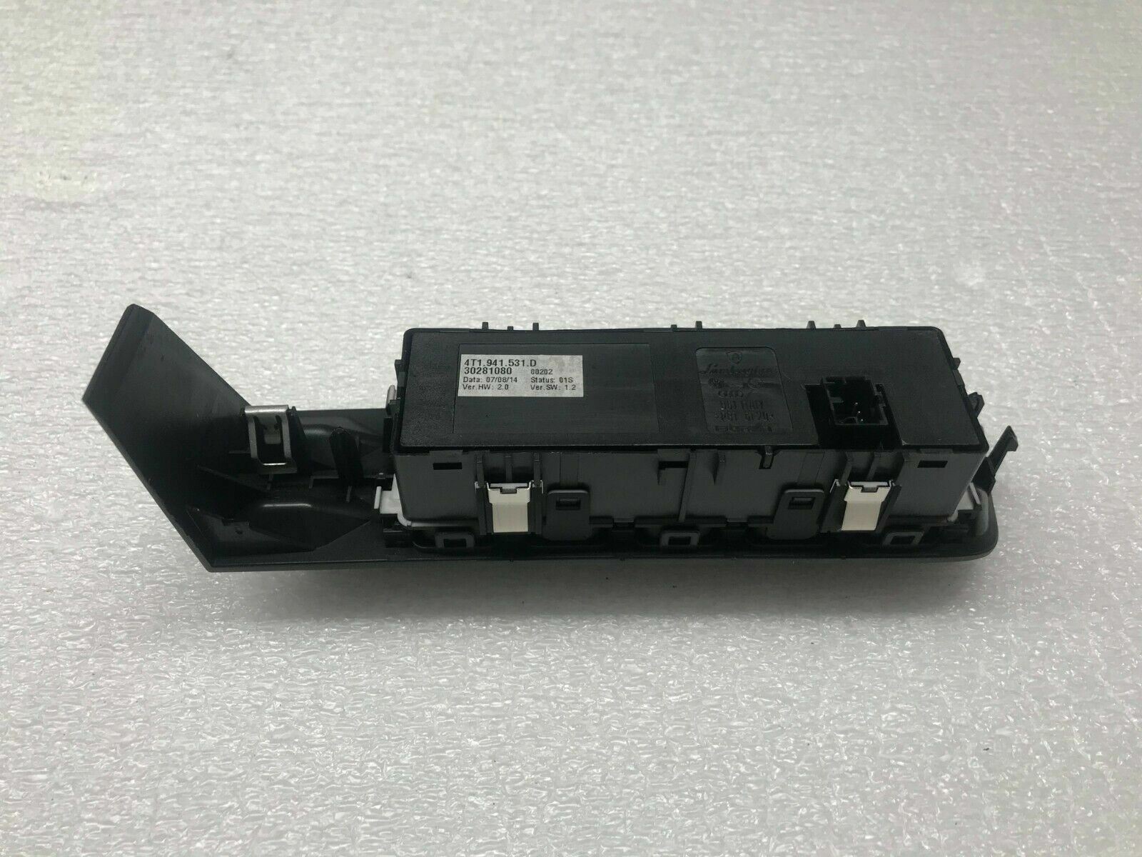 LAMBORGHINI HURACAN LP610 CENTER SWITCH CONTROL PANEL & COVER OEM 4T1941531D