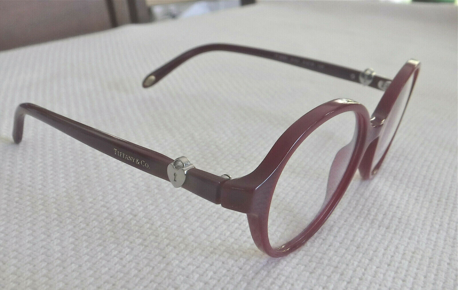 New Tiffany & Co Eyeglasses Cyclamen Frames w Silver Heart TF 2080 8152 / 51-18 Bardzo popularne oferty