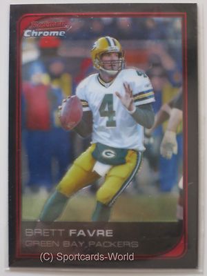 Brett Favre - 2006 Bowman Chrome #163 - Green Bay PACKERS Playercard