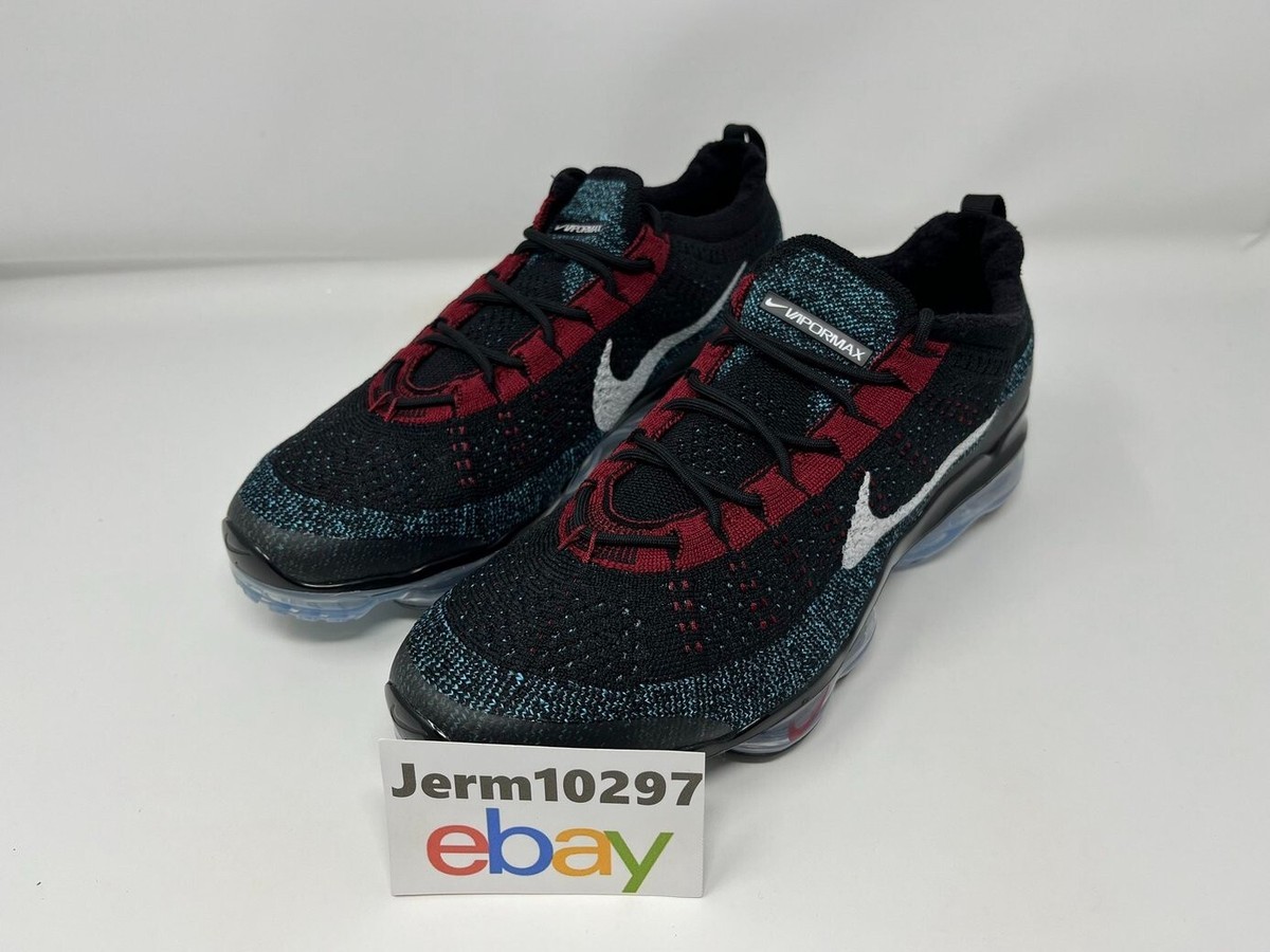 New Men's Nike Air Vapormax Flyknit 2023 Size 10.5 Black Blue Red