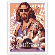BIG LEBOWSKI Limited edition Variant print #60 TRACIE CHING R2022 18x24