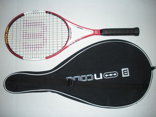 WILSON nCODE SIX-ONE 95 16X18 TENNIS RACQUET 4 5/8 (NEW STRINGS)