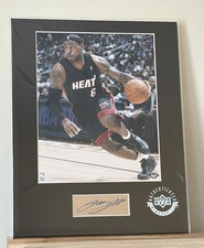 2010 LeBron James Signed Miami Heat 🔥 10x14 Framed Photo (UDA) Upper Deck Auth.