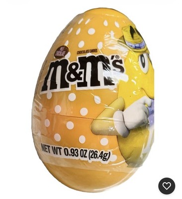 M&M's Candy Filled Plastic Easter Egg .93oz/26.4gm See below