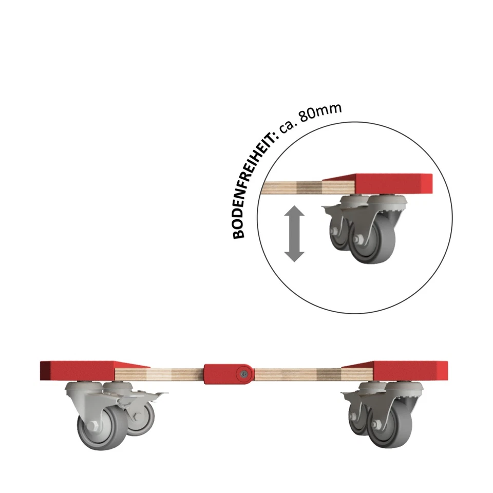 Rollbrett für T Loc / SYS 3  M Systainer Stier Tanos Wagen Brett Transport RB - Bild 3 von 4