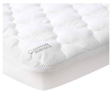 Waterproof Pack and Play Mattress Pad Sheets Fitted, Cotton Fabric Pack and P...