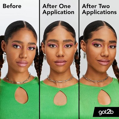 Got2b Glued 4 Brows & Edges Tinted 2-in-1 Gel (16 ml) - Buildable Dark Brown-to-