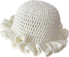 Crochet Bucket Hat Women Trendy Knit Floppy Cap Cute Boho Handmade Beanies Outdo