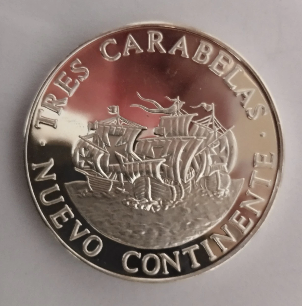 Moneda-Lingote de 1 Onza de Plata 999 - "Quinto Centenario" - ¿España? 1991