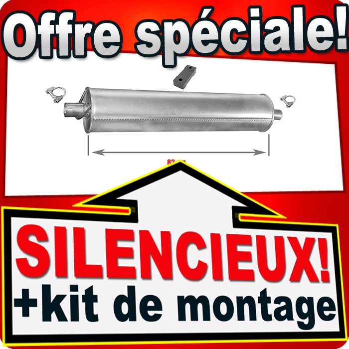 Silencieux intermédiaire Mercedes 309 L508DG L608D échappement central de 1978