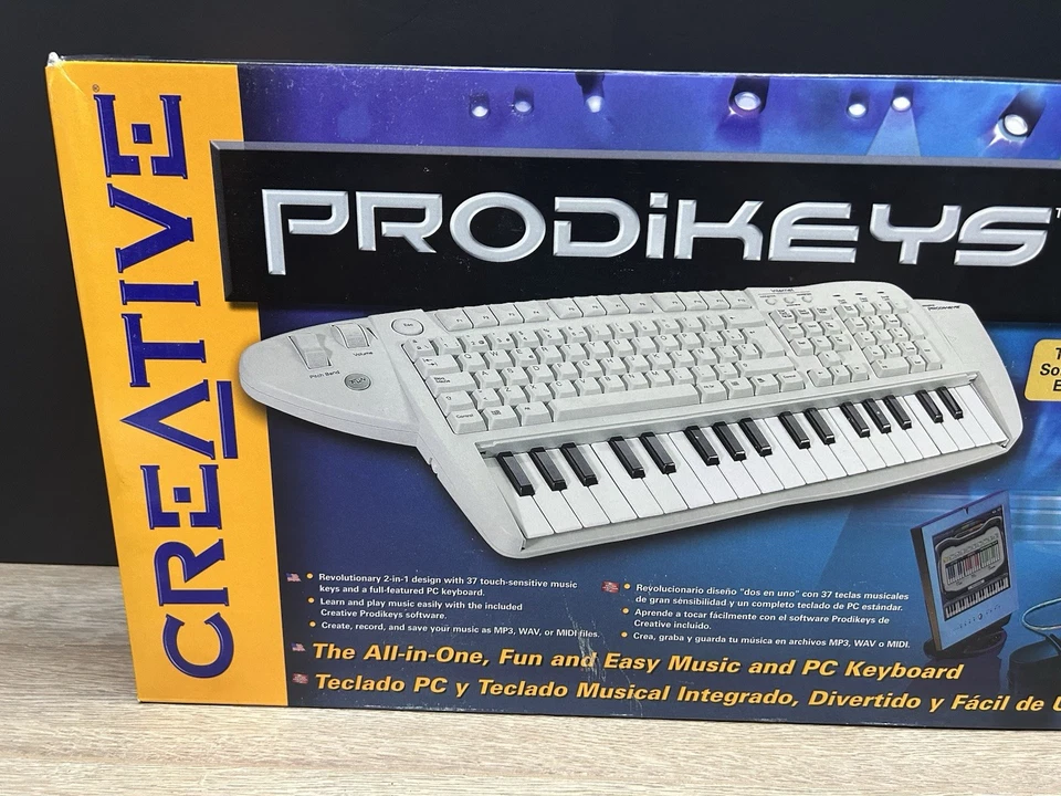 Creative Prodikeys All-In -One Music & PC Keyboard Brand New In Box - Image 2 of 4