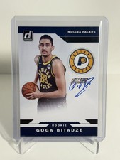 2019-20 Panini Donruss Goga Bitadze Next Day Autograph #ND-GGB Rookie RC Pacers