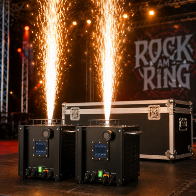 750W Outdoor Wasserdichte Sparkular Maschine DMX DJ Funkenmaschine Hochzeit Show